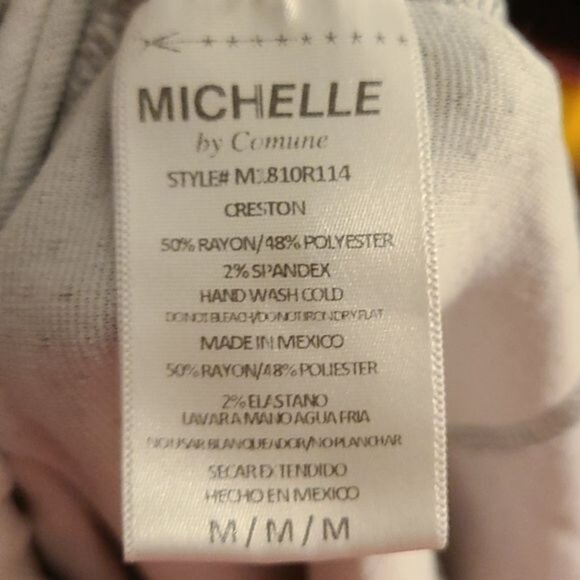 Michelle by Comune Medium Grannycore Modest Short Sleeve Midi Dress - Picture 8 of 8